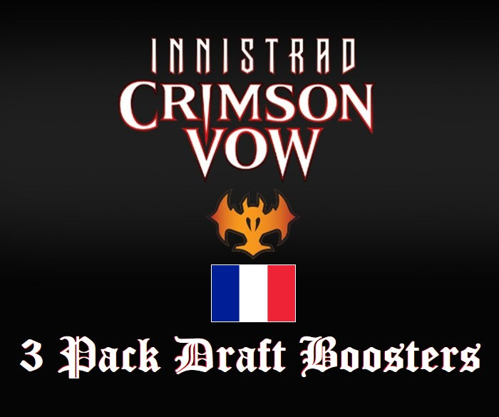 Sammelkarten - Draft 3 Boosters pack - Magic The Gathering - Draft Booster 3 pack - Crimson Vow