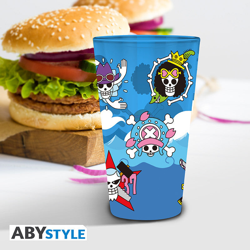 Glas - XXL - One Piece - Mugiwara-Piratenbande