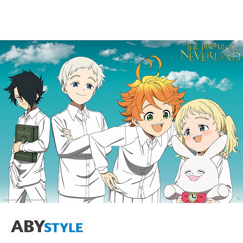 Poster - Gerollt und mit Folie versehen - The Promised Neverland - Trio