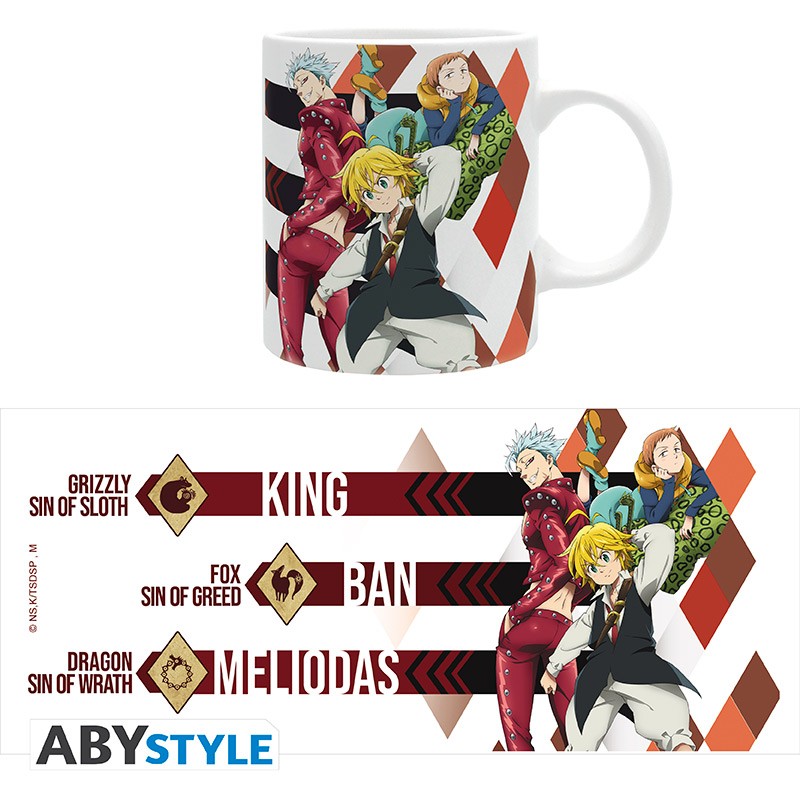 Becher - Tasse(n) - Seven Deadly Sins - Meliodas,Ban und King