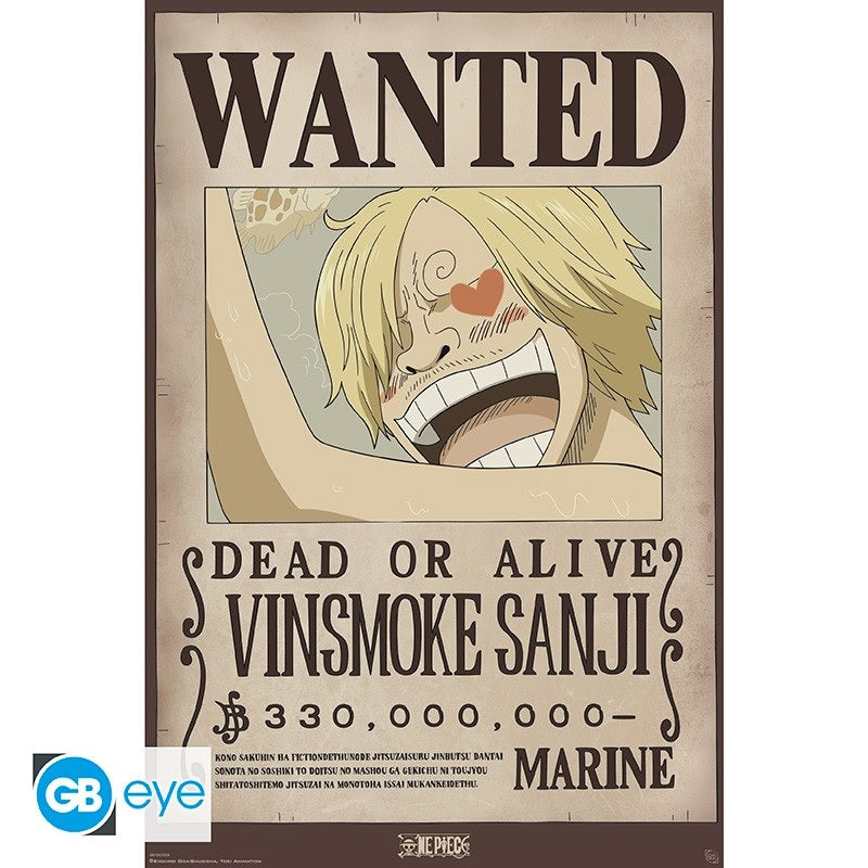 Poster - Gerollt und mit Folie versehen - One Piece - Sanji
