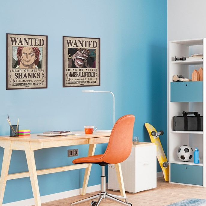 Poster - Packung mit 2 - One Piece - Wanted Shanks & Teach