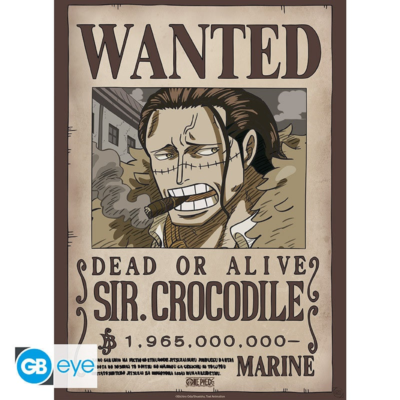 Poster - Packung mit 2 - One Piece - Wanted Mihawk & Crocodile