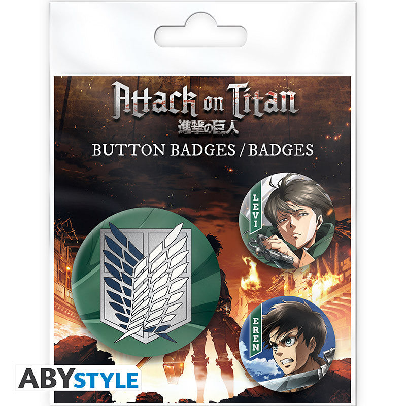 Abzeichen - Attack on Titan - Eren & Levi