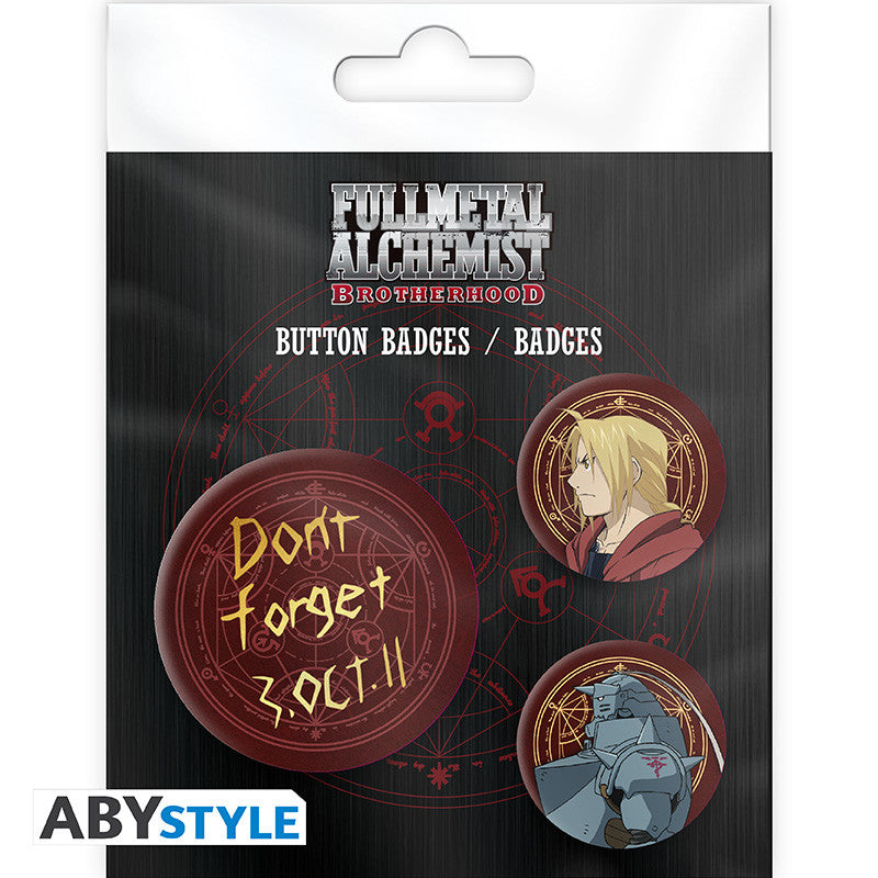 Abzeichen - Full Metal Alchemist - Alphonse & Edward