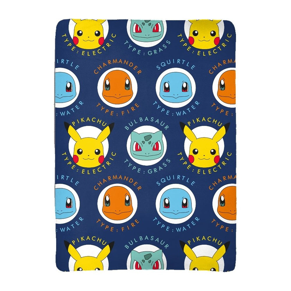 Bettdecke - Pokemon - Starters