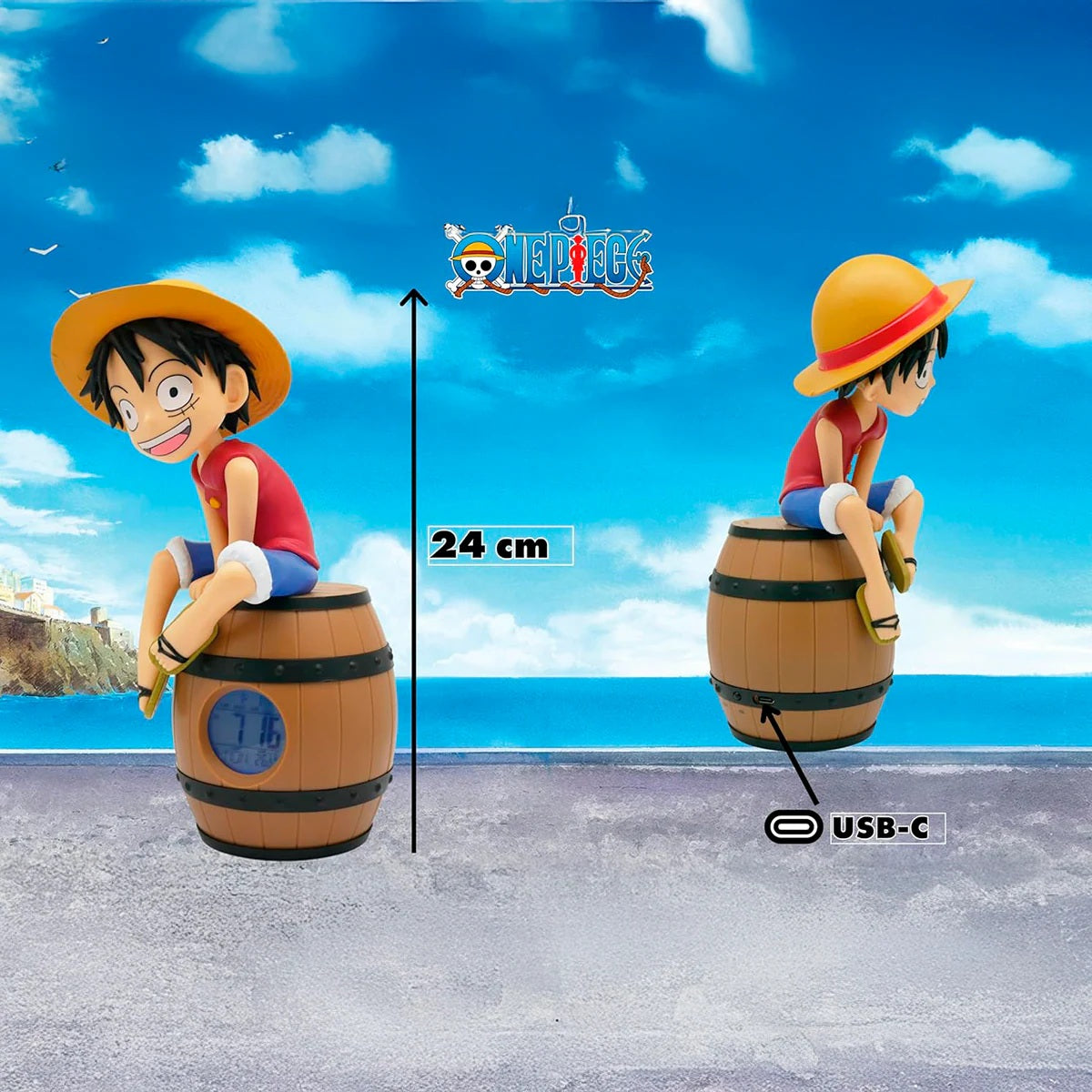 Wecker - One Piece - Monkey D. Ruffy