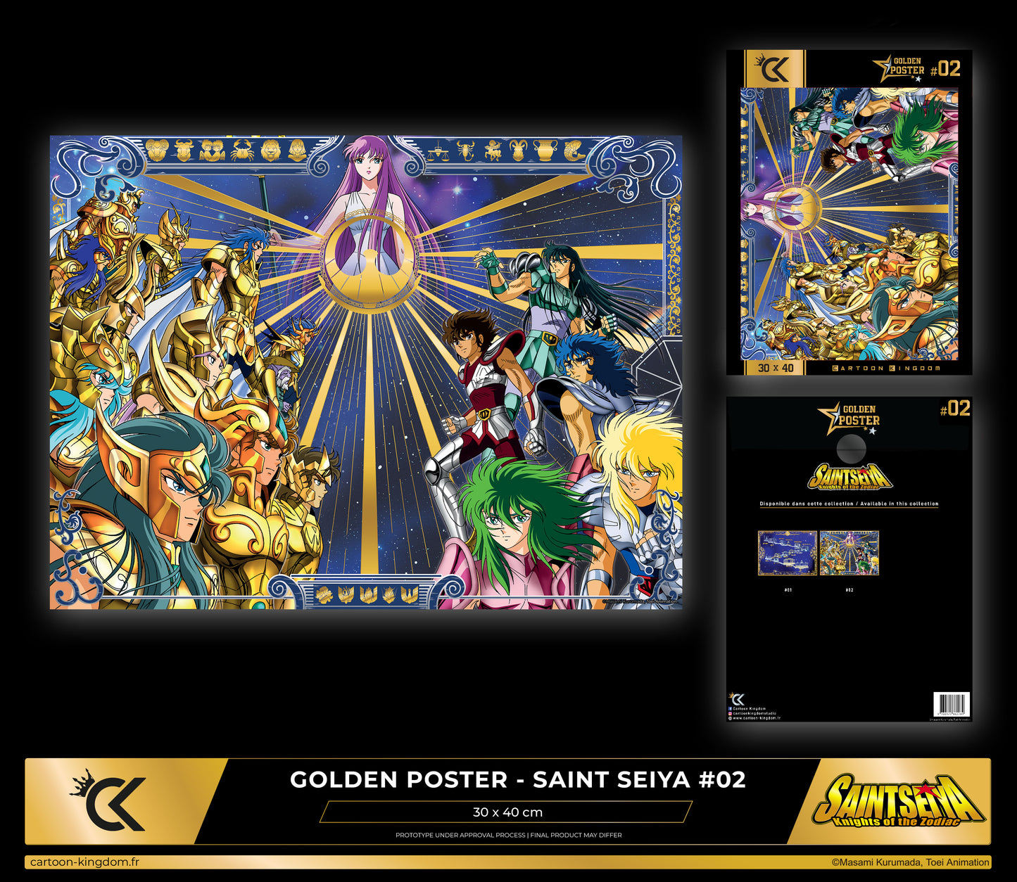 Poster - Saint Seiya - Gold VS Bronze