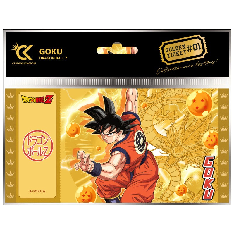 Sammlerticket - Golden Tickets Black Edition - Dragon Ball - Son Goku