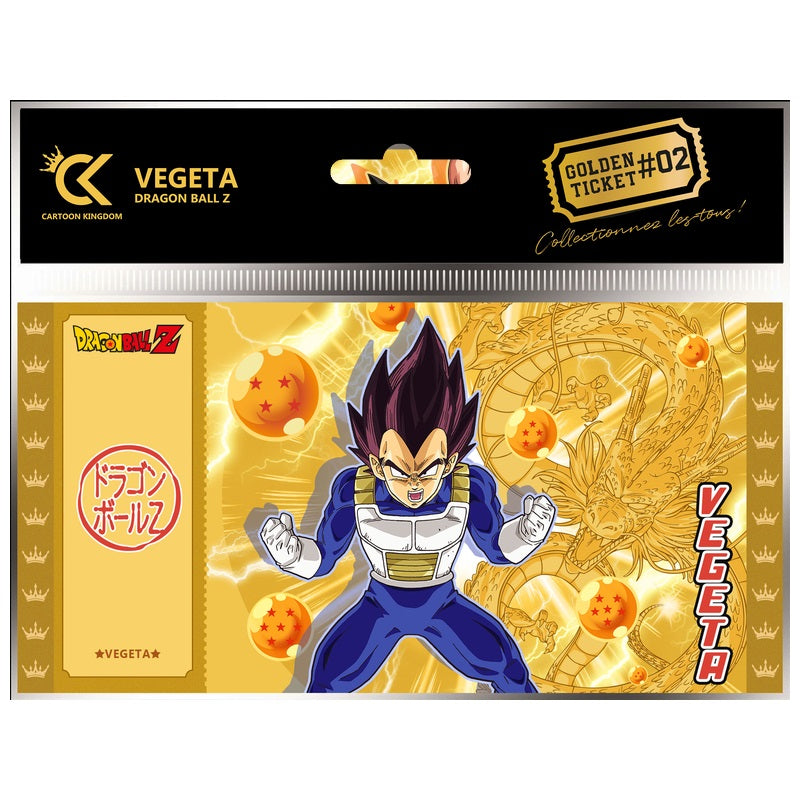 Sammlerticket - Golden Tickets Black Edition - Dragon Ball - Vegeta