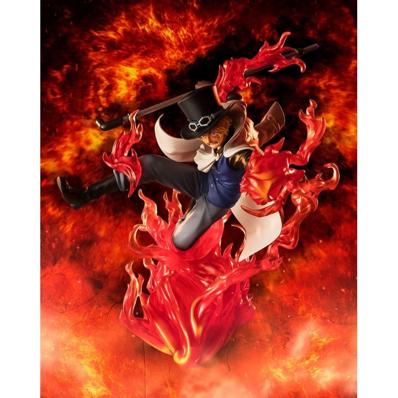 Statische Figur - Figuart Zero - One Piece - Fire Fist Rook Check - Sabo