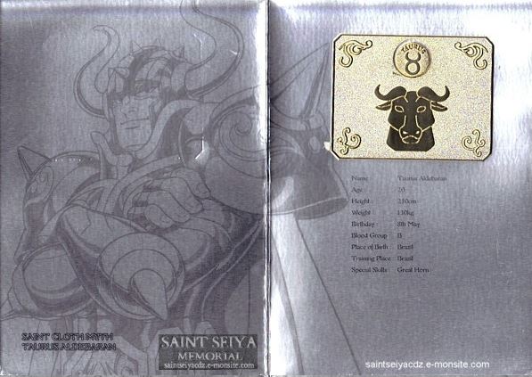 - Saint Seiya - Metal Mat - Taurus Aldebaran