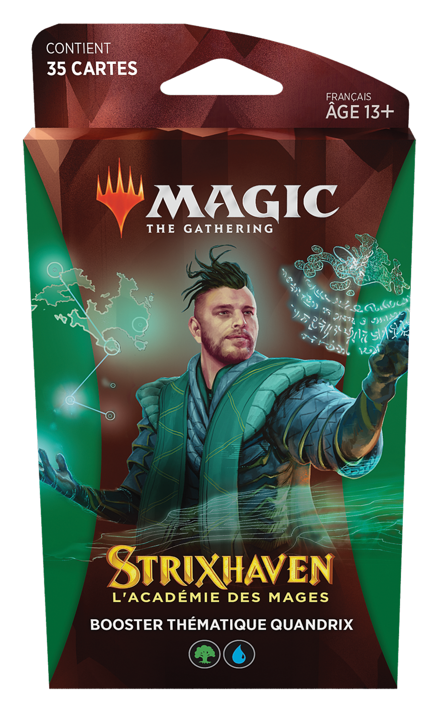 Sammelkarten - Booster in Blisterpackung - Magic The Gathering - Strixhaven Quandrix - Theme Booster