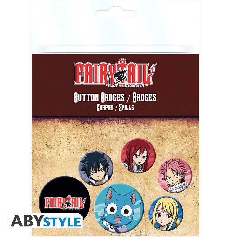 Abzeichen - Fairy Tail - Charaktere