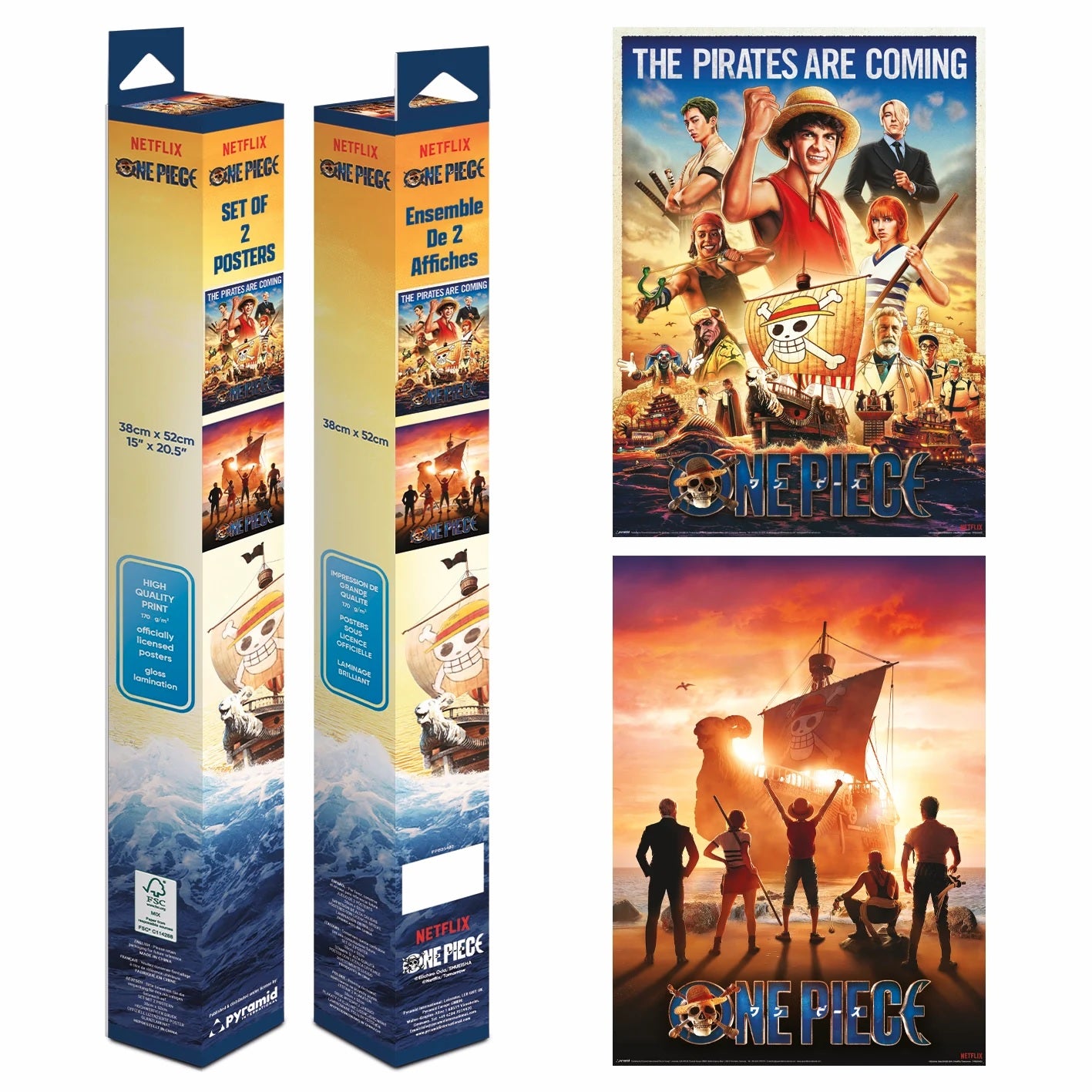 Poster - Packung mit 2 - One Piece - Live Action