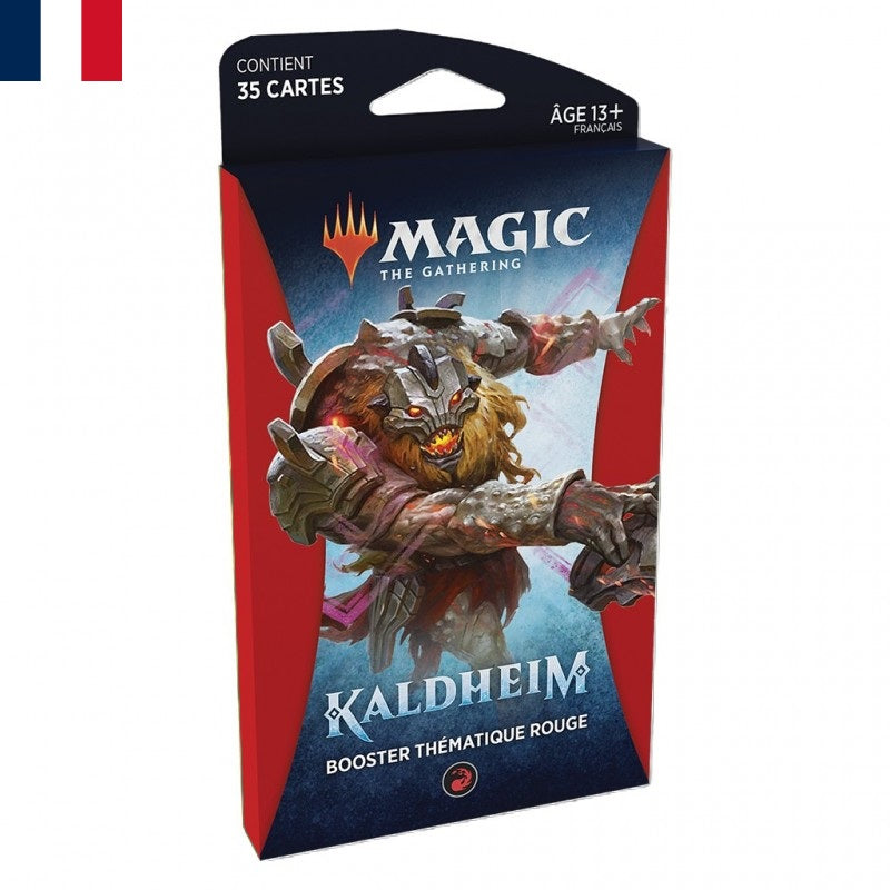 Sammelkarten - Booster in Blisterpackung - Magic The Gathering - Theme Booster - Kaldheim - Red