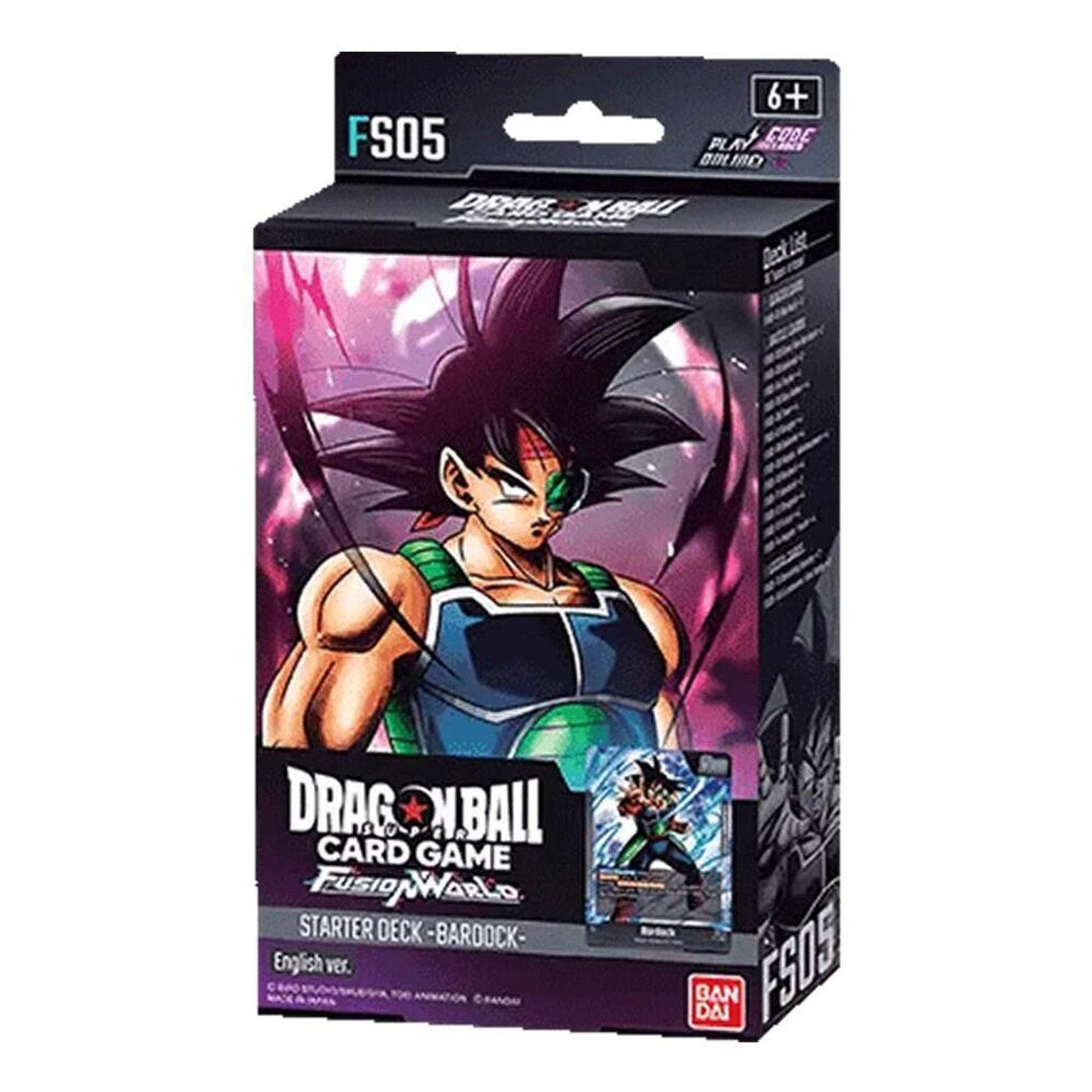 Sammelkarten - Starter Deck - Dragon Ball - Starter Deck - "Fusion World" - FS05 - Bardock