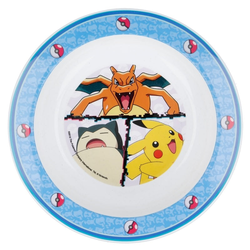 Platte - Pokemon - Glurak, Relaxo & Pikachu