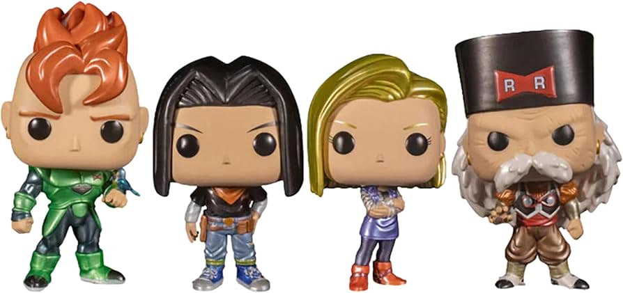 POP - Packung mit 4 - Animation - Dragon Ball - Android 4 Pack - Special Edition
