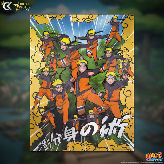 Poster - Naruto - Kage Bunshin no Jutsu - Uzumaki Naruto