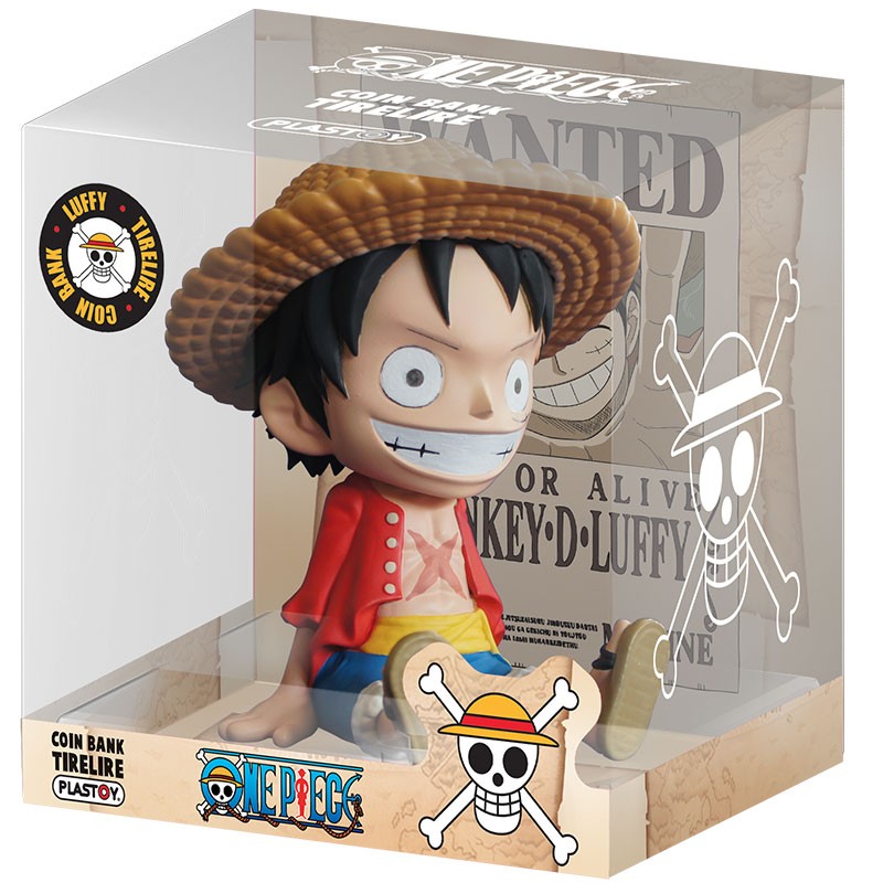 .Dekorationsgegenstand - Sparschwein - One Piece - Monkey D. Luffy
