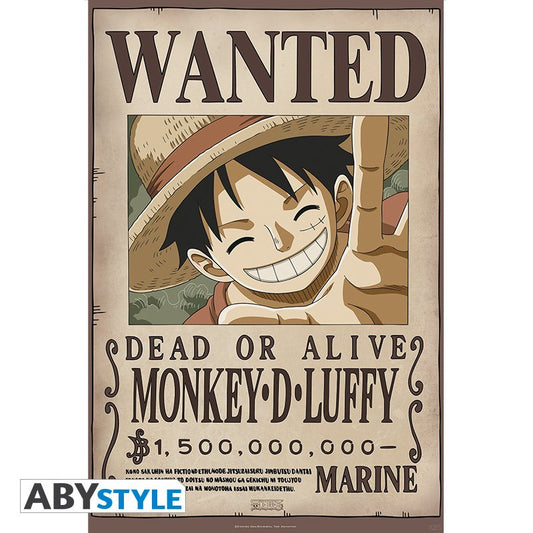 Poster - Gerollt und mit Folie versehen - One Piece - Monkey D. Luffy