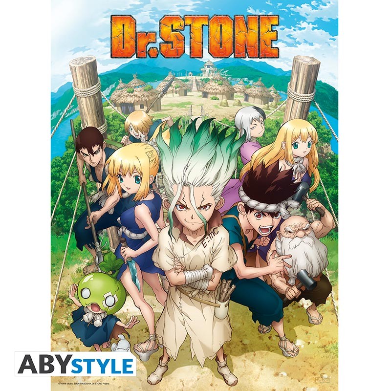Poster - Flat - Poster - Dr. Stone - Gruppe