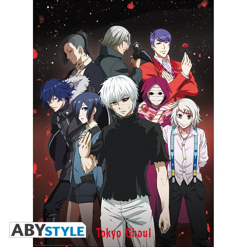 Poster - Flat - Poster - Tokyo Ghoul - Gruppe