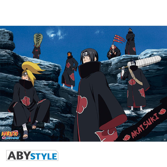 Poster - Gerollt und mit Folie versehen - Naruto - Akatsuki