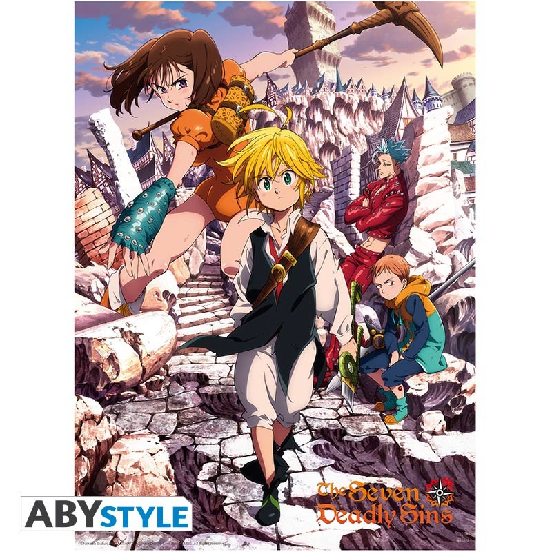 Poster - Flat - Poster - Seven Deadly Sins - Gruppe