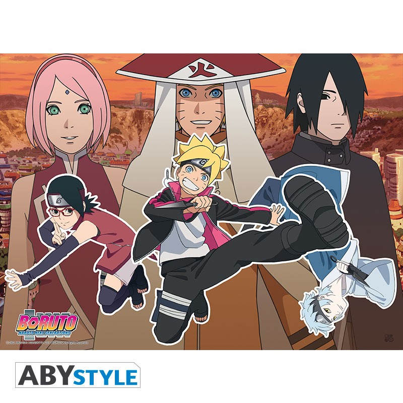 Poster - Flat - Poster - Boruto - The new 7 Team
