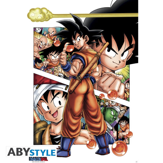 Poster - Gerollt und mit Folie versehen - Dragon Ball - Son Goku