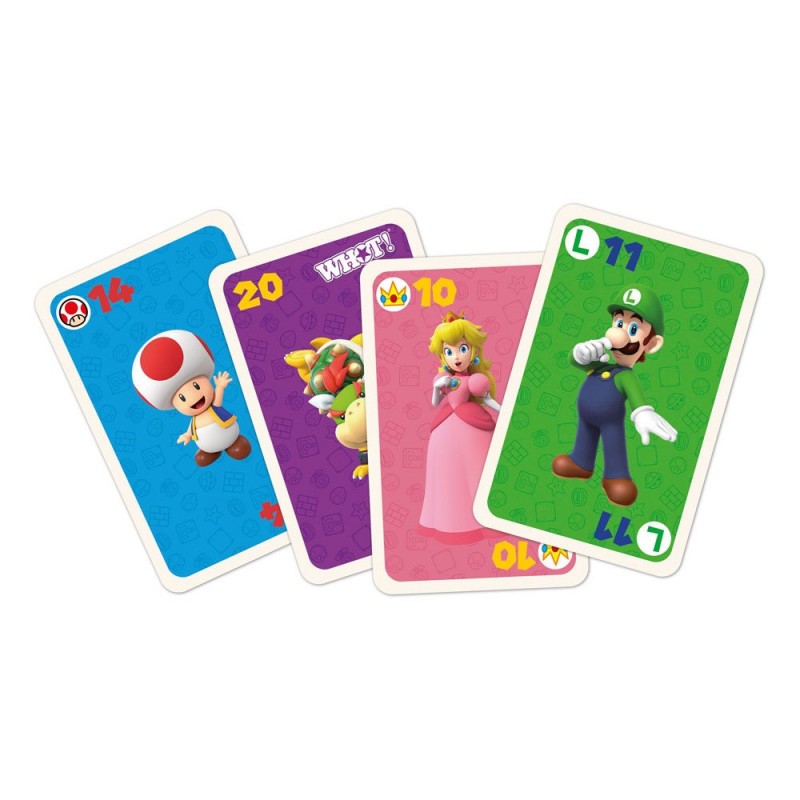 Kartenspiele - Glücksspiel - Familien - Karten - Super Mario - WHOT