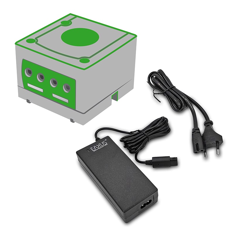 Aufkleber - Nintendo - Power supply for Game Cube - 12V - 3.25A
