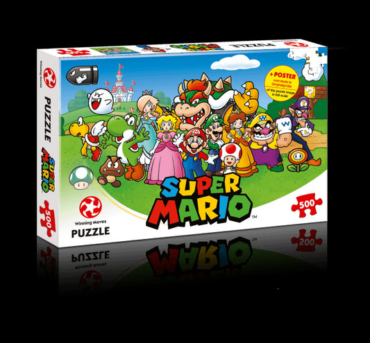 Puzzle - Solo - Rätsel - Sprachunabhängige - Super Mario - Mario & Friends - 500 Pcs
