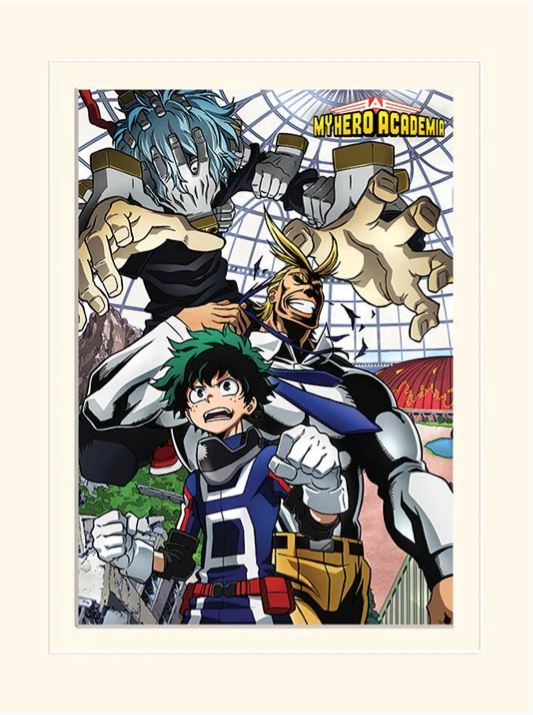 Poster - My Hero Academia - Umriss aus Pappe "Enemy Threat"