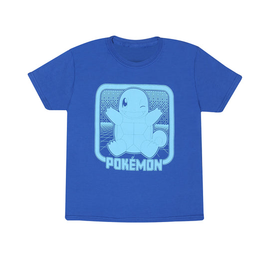 T-shirt - Pokemon - Retro Arcade - Schiggy - 9-11 ans