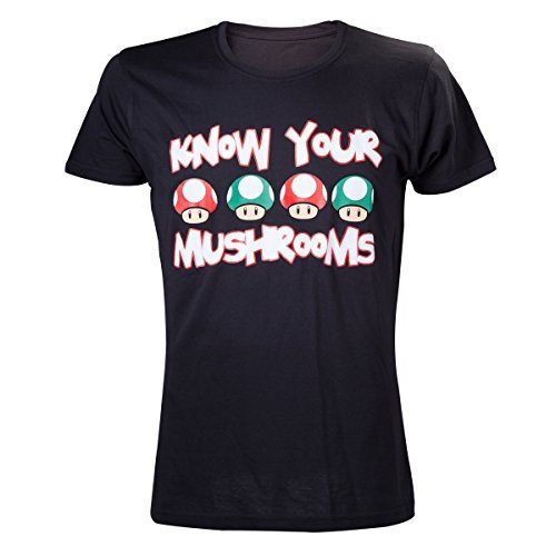 T-shirt - Nintendo - Know your Mushrooms - L