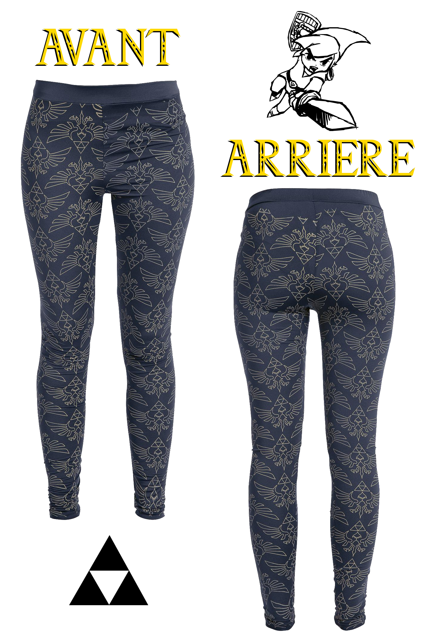 Leggings - Zelda - Logo - L