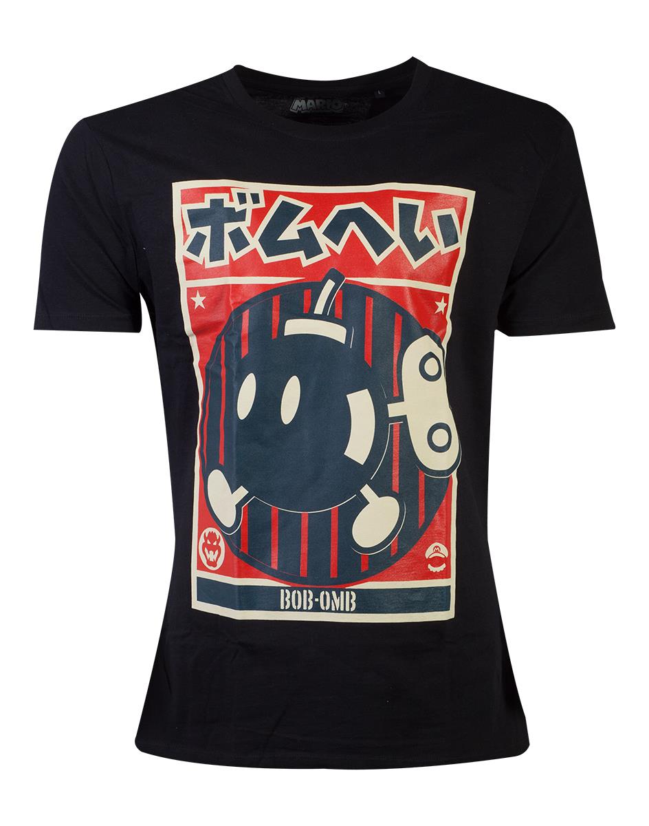 T-shirt - Super Mario - Bob-omb - L