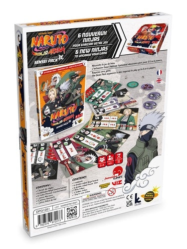 Brettspiele - Würfels - Erweiterung - Schnelligkeit - Naruto - Ninja Arena - Sensei Pack