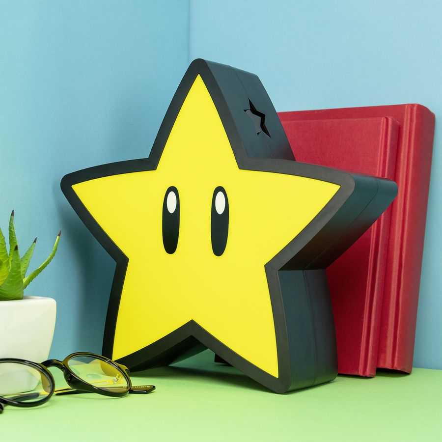 Nachtlicht - Super Mario - Stern der Unbesiegbarkeit