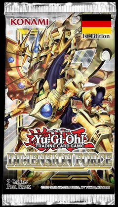 Sammelkarten - Booster in Blisterpackung - Yu-Gi-Oh! - Dimension Force - Booster Pack