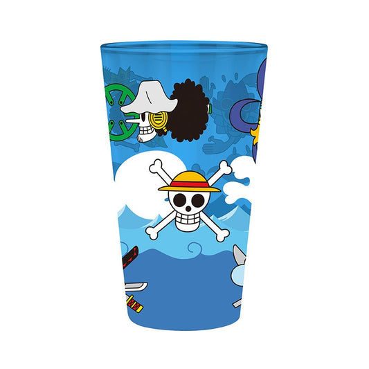 Glas - XXL - One Piece - Mugiwara-Piratenbande