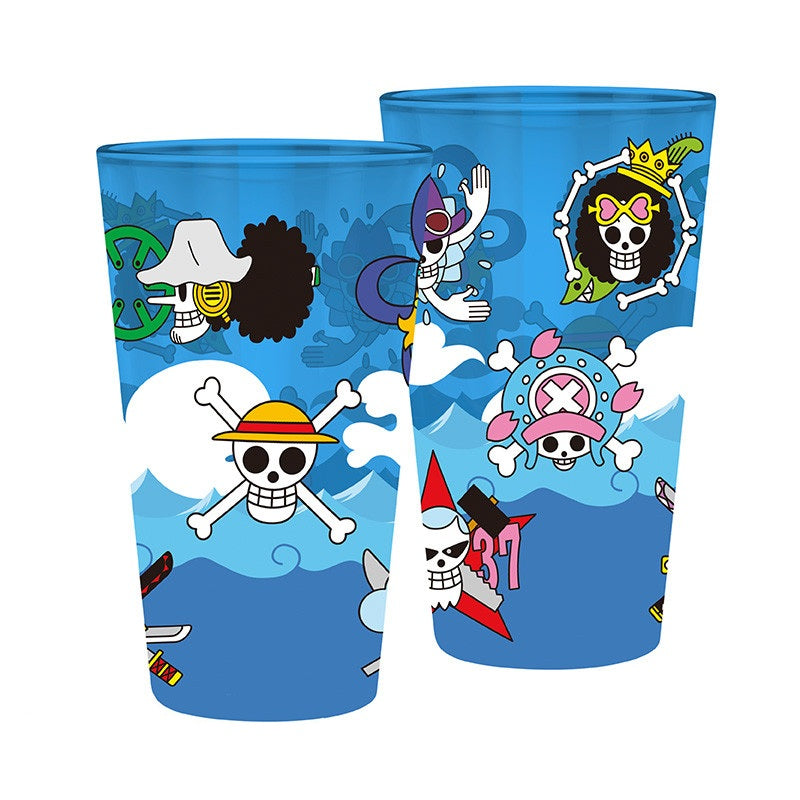 Glas - XXL - One Piece - Mugiwara-Piratenbande