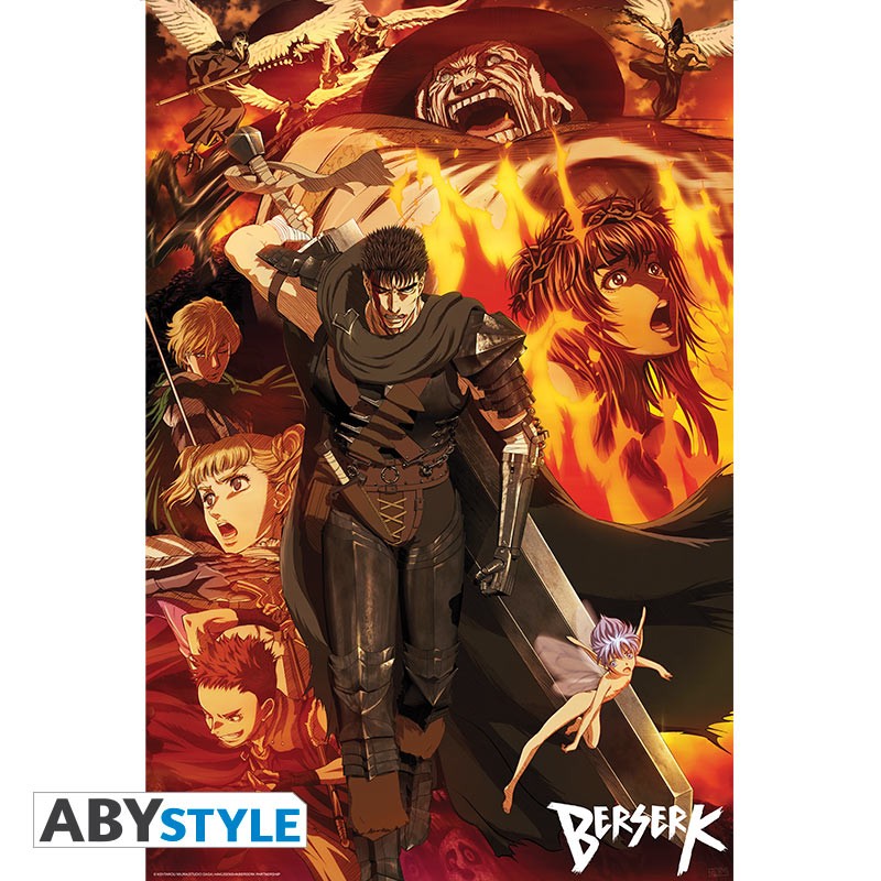 Poster - Gerollt und mit Folie versehen - Berserk - Team