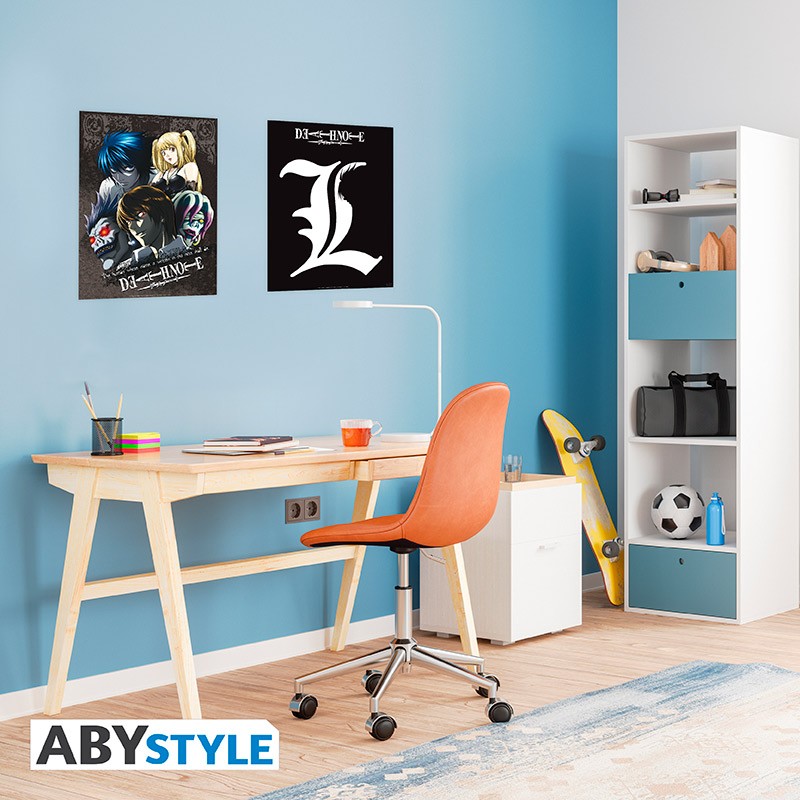 Poster - Packung mit 2 - Death Note - L & Groupe