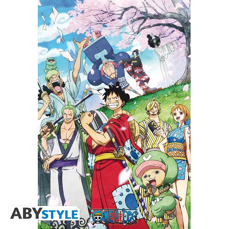 Poster - Gerollt und mit Folie versehen - One Piece - Wano