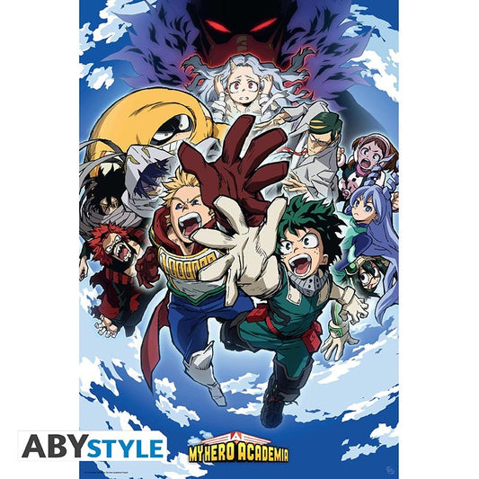 Poster - Gerollt und mit Folie versehen - My Hero Academia - Eri & Team