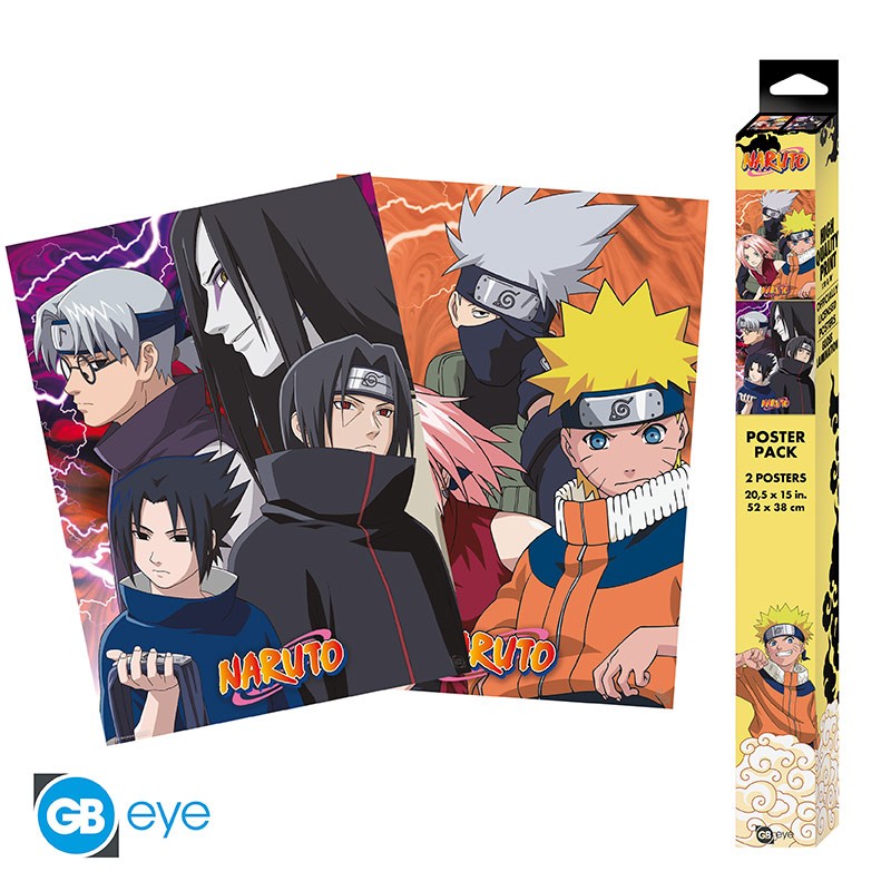 Poster - Packung mit 2 - Naruto - Ninja & Nukenin